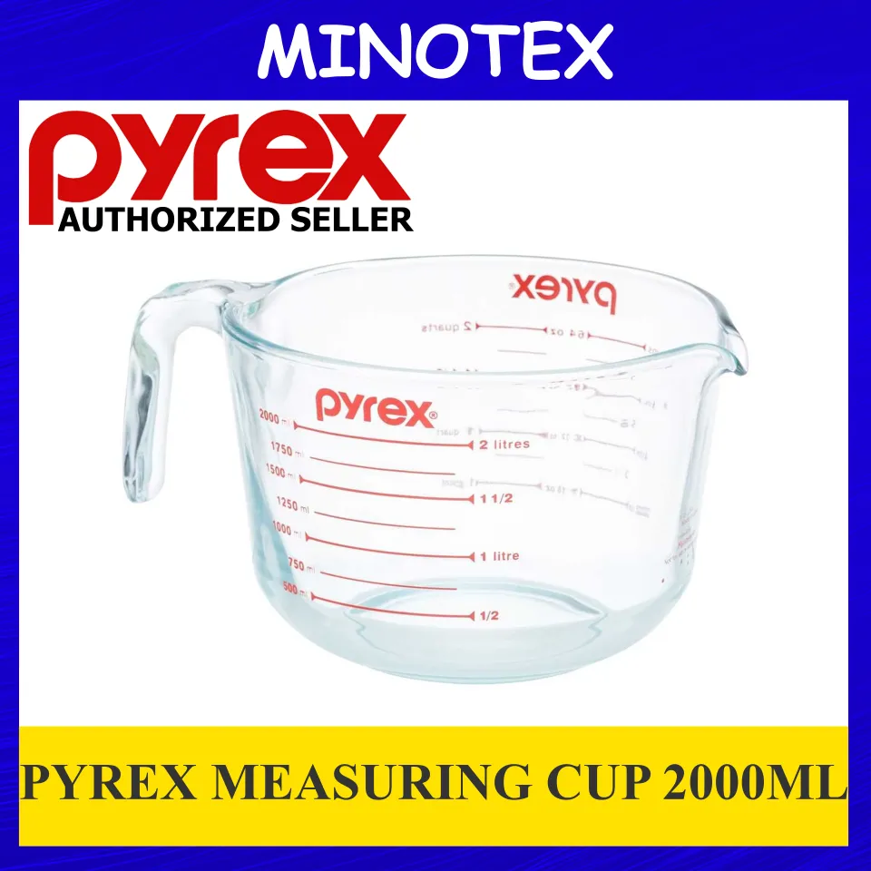 Pyrex 6001074 Measuring Cup, 250 mL, Glass, Clear