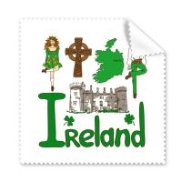 Ireland National symbol Landmark Pattern Cleaning Cloth Phone Screen Glasses Cleaner 5pcs Lens Cleaners