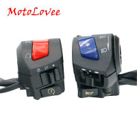 MotoLovee Motorbike Handlebar สวิตช์ซ้ายขวา Horn ไฟเลี้ยวไฟหน้า Electric Start Handlebar Controller Switch-wangjun1