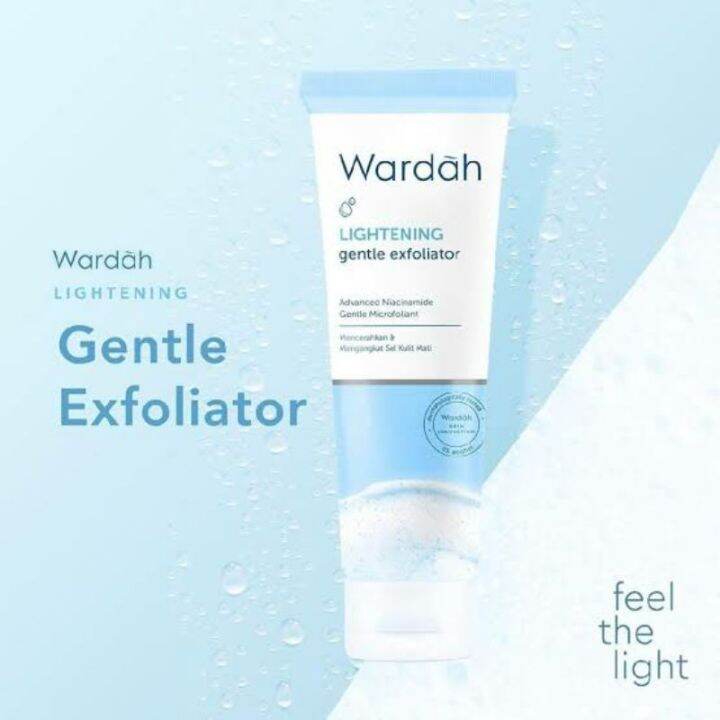 [Original 100] WARDAH Lightening Gentle Exfoliator 50ml / Sabun