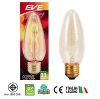 EVE หลอดไส้ antique ทรงเปลวเทียน 22W วัตต์ ขั้ว E27