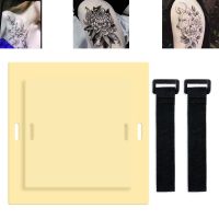 ；‘【；- 1PC Fake Skin For Tattoo Practice Skins With Elastric Strap 3MM Double Sides Tattoo Skin Blank Silicone Tattooing Pratice