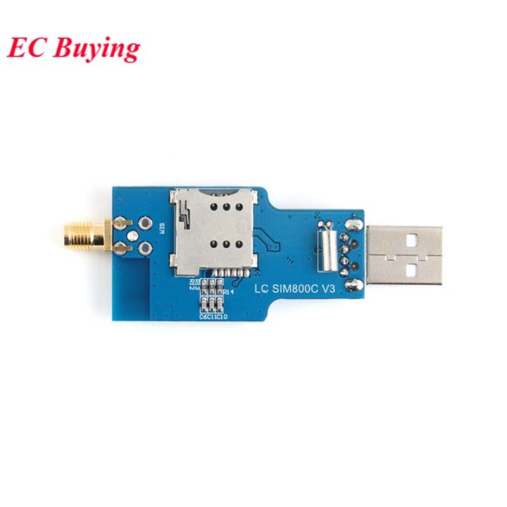 usb-to-gsm-module-quad-band-gsm-gprs-sim800c-sim800-module-for-wireless-ble-module-sms-messaging-with-antenna