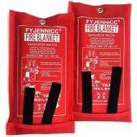 2PCS 1x1m Fire Blanket Fiberglass Fire Flame Retardant Emergency Survival Fire Shelter Safety Cover Anti Fire Blanket