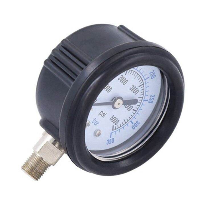 2pcs-pcp-scuba-diving-air-vertical-manometer-for-fill-station-double-range-350bar-high-pressure-gauge-1-8npt