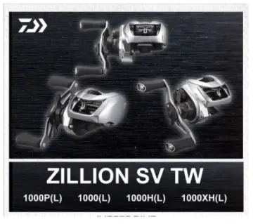 Daiwa Zillion SV TW 1000H Baitcasting Reel Made in Japan