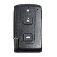 Keyecu REMOTE Car Key SHELL Case 3ปุ่มสำหรับ Toyota Prius avenis Crown รุ่น: 12BCM-08, ID: 2009BJ1050