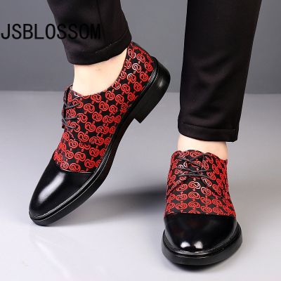 Slip on Men Dress Shoes Fashion Male Oxfords Italian Business Formal Mens Shoes 2022 New Wedding Party Leather Mens Suits Shoe