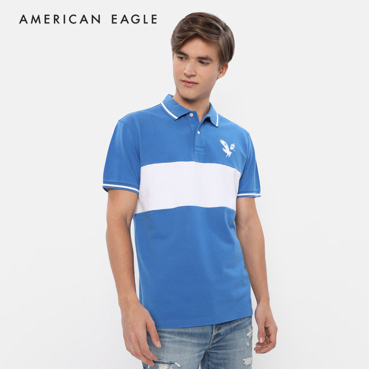 american-eagle-colorblock-pique-polo-shirt-เสื้อโปโล-ผู้ชาย-nmpo-017-3083-499