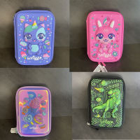 [คลังสินค้าพร้อม] [ต้นฉบับ] Smiggle Budz Hardtop ดินสอ Casepink ปีกเครื่องเขียนยูนิคอร์นกล่องเก็บของไอศครีมโรงเรียน