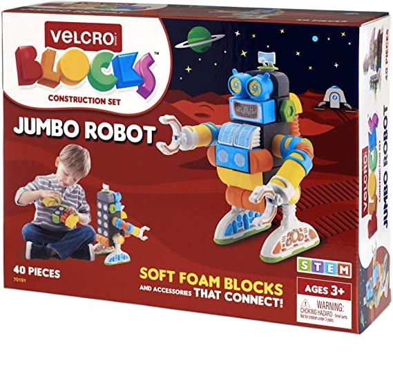 Velcro Blocks Construction Set Jumbo Robot Soft Foam Block Lazada PH