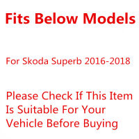 รถปีกด้านข้างกระจกที่อยู่อาศัยกรอบสำหรับ Superb 2016 2017 2018มองหลังกรอบผู้ถือตัดรถยนต์อุปกรณ์ชิ้นส่วน