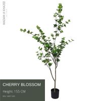 Cherry Blossom Tree (Premium) Height 155 cm. ต้นซากุระปลอม ต้นไม้เสมือนจริง เกรดพรีเมี่ยม ความสูง 155 ซม. ต้นไม้ปลอมเกรดพรีเมี่ยมเพื่อการตกแต่ง