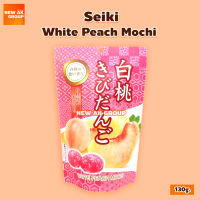 [EXP:12/22] Seiki White Peach Chocolate Daifuku Mochi 130g - ไดฟุกุไวท์พีช สอดไส้ไวท์ช็อกโกแลต 130g