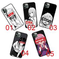 BD166 Waifu Senpai Anime Black ซิลิโคน เคสโทรศัพท์ ปก หรับ VIVO Y51A Y52S Y15 Y70T Y51S Y70S Y20S Y10 Y73 Y5S Y74S Y70 Y76 Y20I Y12S Y11S S7E Y73S Y11 Y12 Y31 Y75 Y15A Y31S Y20 Y19 Y21 Y76S Y17 Y51 T1 Y21S Y33S Y15S