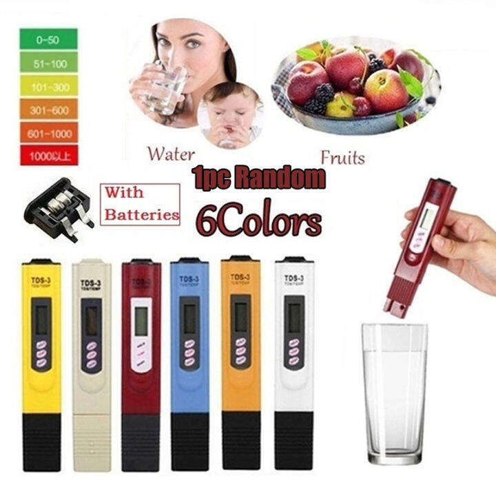 PH Meter TDS EC Digital LCD Water Testing Tools Pen PPM Water Quality