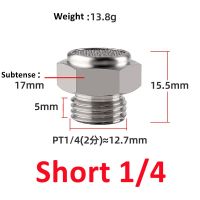 ท่อไอเสียเหล็กสเตนเลส304ที่มีปลายแบนและปลายแหลมชุด BSL G1/8 G1/4 G3/8 1/2 "นิวเมติกอุปกรณ์ไอเสียอากาศท่อไอเสียส่วนการแข่งขัน LQD3732