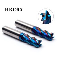 【hot】☌☸♨  4 Flutes HRC65 Carbide End Mill Alloy Milling Tungsten Cutter EndMills Cutting Tools