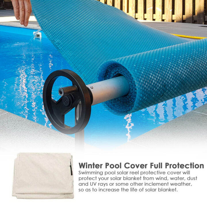 Swimming Pool Cover Solar Blanket Reel SH Pioneer Protective Cover