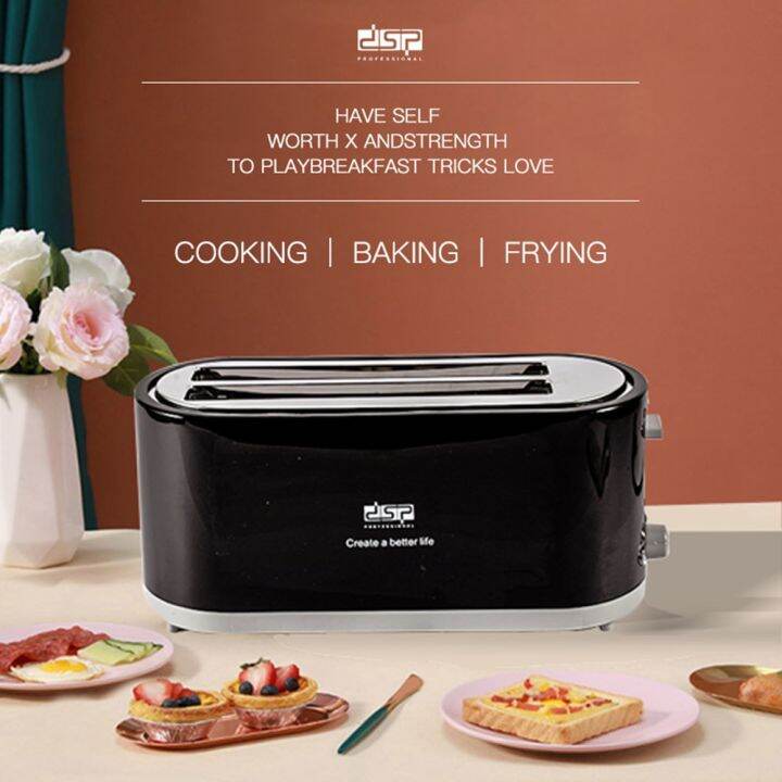 DSP Electric Toaster Sandwich Maker Bread Toasting Machine 4 Slices