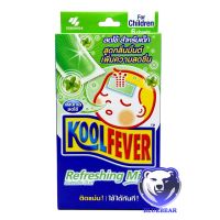 Kool Fever Mint แผ่นเจลลดไข้ กลิ่นมิ้นท์ สำหรับเด็กโต 6 แผ่น/กล่อง (1 กล่อง)