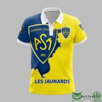 2023 NEW   ASM Clermont Auvergne Top 14 3D Printed T SHIRT Tshirt Hoodie T SHIRT  (Contact online for free design of more styles: patterns, names, logos, etc.)