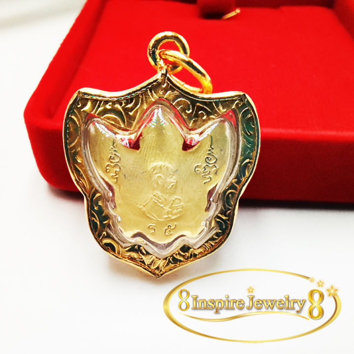 inspire-jewelry-จี้พญาครุฑเล็กมีสองแบบ-เลี่ยมผ่าหวาย-ขนาด-1-2x1-5cm-พร้อมถุงกำมะหยี่