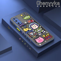 Chenyyka เคสปลอกสำหรับ Samsung กาแล็คซี่ S20 S20 S20พิเศษ,เคสบางมีน้ำค้างแข็งโปร่งใสแข็งขอบสี่เหลี่ยมกันกระแทกลายการ์ตูนเคสนิ่มป้องกันคลุมทั้งหมดปลอกซิลิโคน