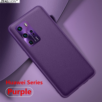 Zeallionสำหรับ [Huawei Nova 6 7 SE P30 Mate 20 30 Pro P40 LiteเกียรติV30 30 วินาทีX10] หรูหราหนังSoft TPUกันกระแทกโทรศัพท์กรณีเต็มปกกล้องโลหะป้องกันการล่มสลายกรอบกลับกรณี