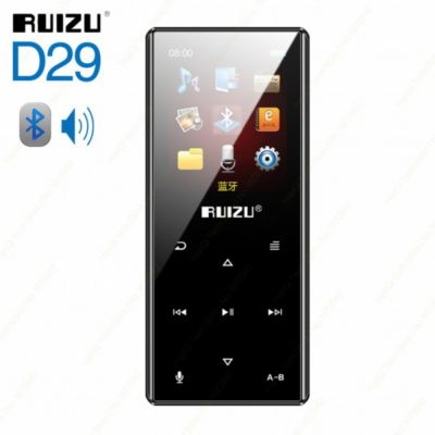 เครื่องเล่น MP3บลูทูธ D29 RUIZU,เครื่องเล่นเพลงแบบพกพา8GB พร้อมเครื่องบันทึกนาฬิกาอุปกรณ์เสริมลำโพงในตัว