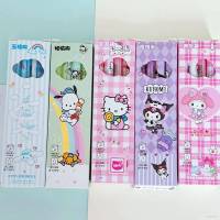 4PCS/set Sanrio Click ball pen Kuromi Cinnamoroll Melody POCHACCO gel pen ST hello kitty