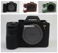 ยางซิลิโคนแบบนิ่มเคสป้องกันตัวเครื่องกล้องระบบกระจกกระเป๋าสำหรับ SONY A7III เครื่องหมาย A7 3 A7RM3 A7R3 A7RIII กระเป๋ากล้อง A7M3