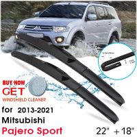 Car Front Window Windshield Rubber Silicon Refill Wiper For Mitsubishi Pajero Sport 2013 2021 LHD / RHD 22 quot; 18 quot; Car Accessories