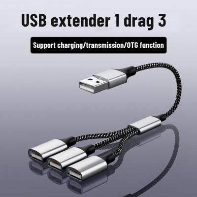 RYRA USB C Hub 4 พอร์ตประเภท C Hub USB 2.0 Splitter ความเร็วสูง OTG อะแดปเตอร์แปลงแบบพกพาสำหรับ PC คอมพิวเตอร์โทรศัพท์แล็ปท็อป-kdddd