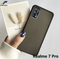 Case Realme 7Pro เคสโทรศัพท์ เรียวมี เคสกันกระแทก ขอบสีหลังขุ่น