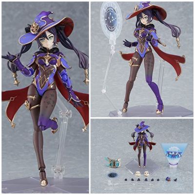 อะนิเมะ Genshin Impact Figma 548 # Mona Water Fantasy Articulated สาวสวยเกมตัวเลข Pvc รุ่นเครื่องประดับรวบรวมของเล่น