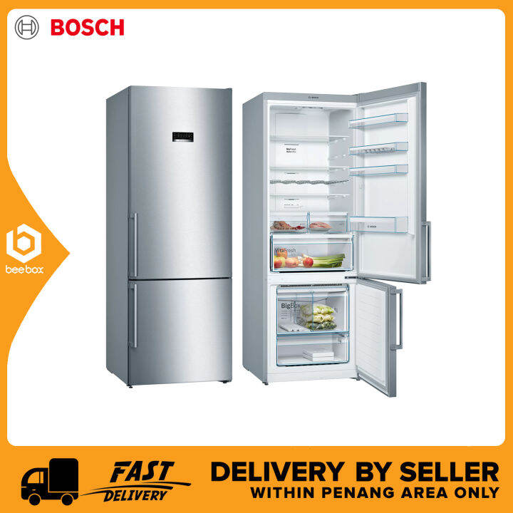 Bosch Series4 559L Refrigerator Vario Inverter Bottom Freezer with