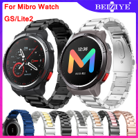 สายสแตนเลส for Mibro Watch Lite2 สายนาฬิกา สร้อยข้อมือ สายนาฬิกาสปอร์ตเมทัล for Mibro Watch x1 /A1