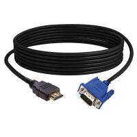 【✲High Quality✲】 fangyili 1.8เมตรสาย Hdmi Hdmi เป็น Vga 1080P Hd พร้อมสายอะแดปเตอร์เสียง Hdmi เป็นสาย Vga