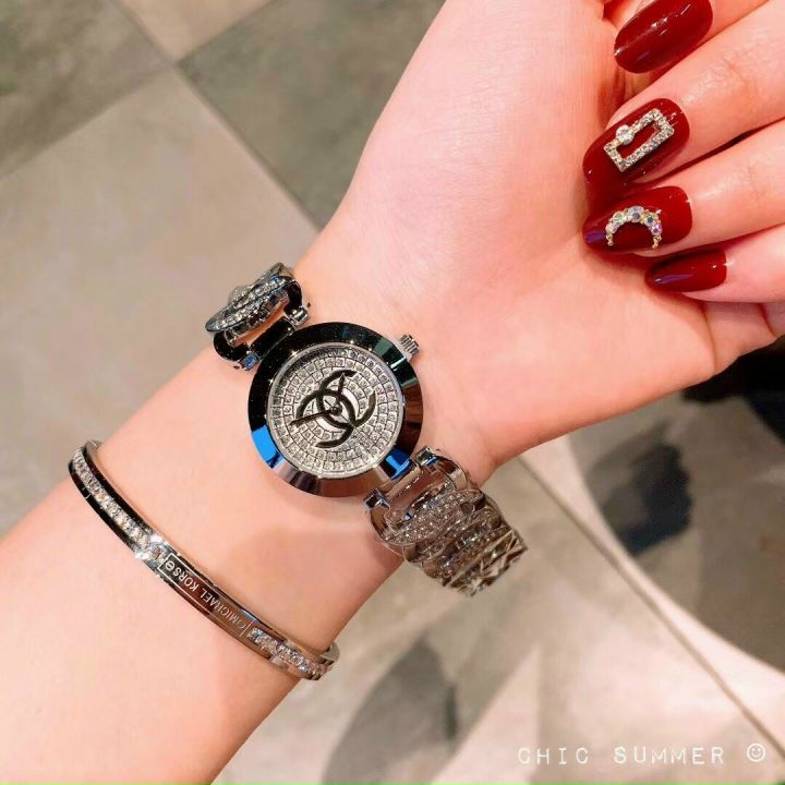 Đồng hồ nữ Chanel mặt vuông dây lưới cao cấp giá rẻ