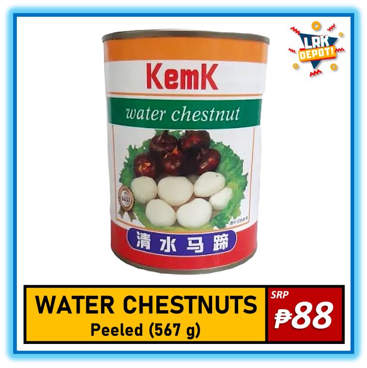KemK Water Chestnuts (Peeled) 567g Canned Chestnut TAIHING nuts