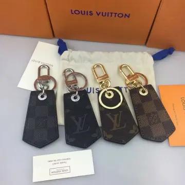 Louis Vuitton Enchappe Key Holder Charcoal Grey Leather