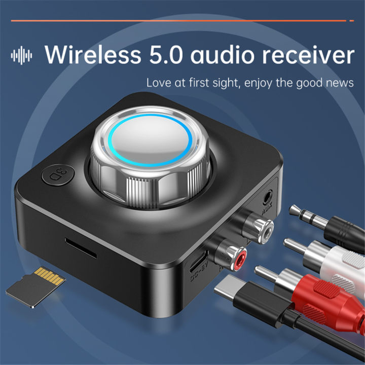 Car Bluetooth Module,Bluetooth 5.0 AUX Cable Bluetooth AUX Adapter  Auxiliary Audio Cable Smooth Operation