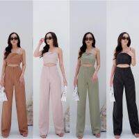 ??? ?????????? THITIYA?MINT SET (S/M/L: 450฿ฟรีส่ง) งานเซ็ตลายริ้ว ผ้านิ่มเบา ใส่สบายม๊าก ตัวเสื้อเป็นครอปสายเดี่ยว