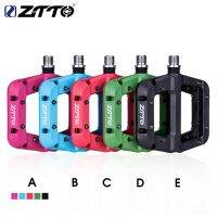 ZTTto 1คู่แป้นจักรยาน32 Spikes สีทึบกันลื่นการปั่นจักรยานกลางแจ้งส่วนประกอบแป้นเหยียบจักรยานเสือภูเขาสีแดง