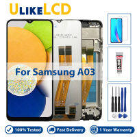 6.5 "จอแอลซีดีสำหรับ S Amsung G Alaxy A03 A035จอแสดงผล LCD ที่มีหน้าจอสัมผัส Digitizer SM-A035F /Ds A035M A035F จอแสดงผล