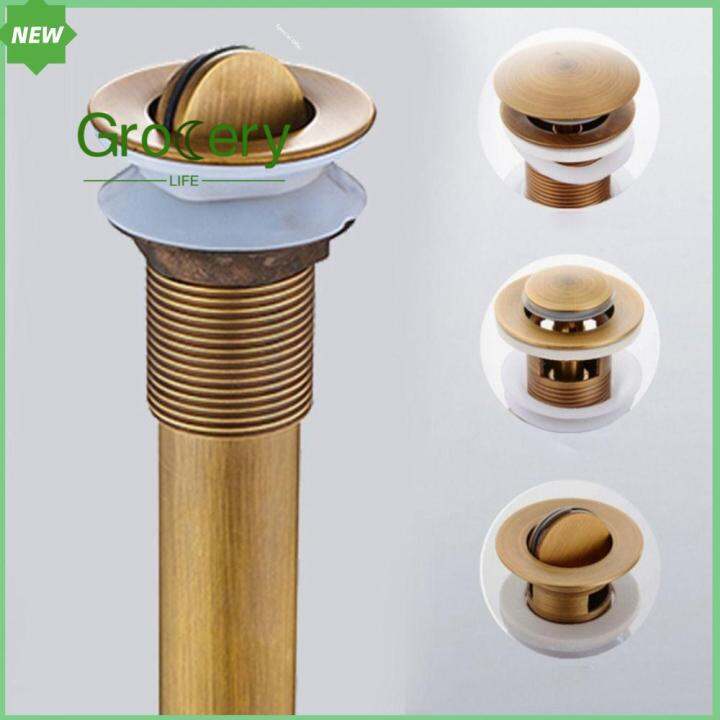 GROCERY LIFE Leak Proof Sink Drain Stopper Faucet Deodorization Siphon