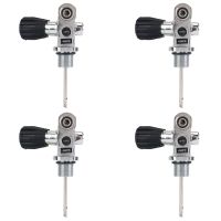 4X Universal Underwater Scuba Diving Dive DIN/Yoke Tank Valve 3/4Inch - 14 NPSM