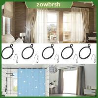 ZOWBRSH 40 Pcs แผ่นรองรีด ตะขอผ้าม่านสำหรับผ้าม่าน สีดำสีดำ เอส-เชป ตะขอเกี่ยวผ้าม่าน ง่ายต่อการติดตั้ง ใช้งานได้หลากหลาย ห่วงผ้าม่านพร้อมตะขอ ประตูหน้าต่างประตู