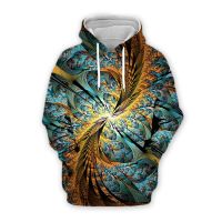 Sudadera con capucha para hombre, con estampado de remolino en 3D, de gran tamaño, colorido, psicodélico